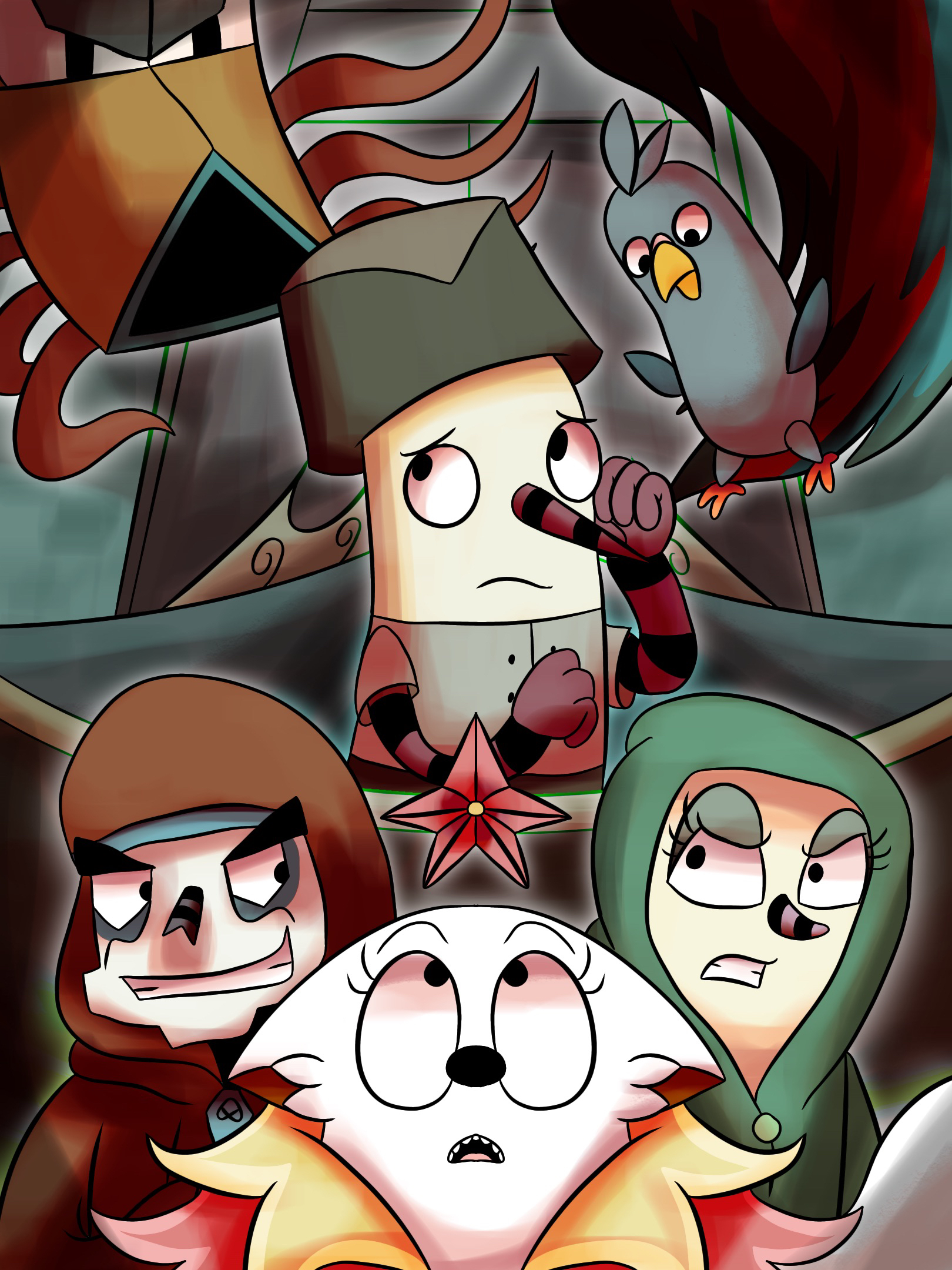 A poster of The Inner World, featuring Komet.