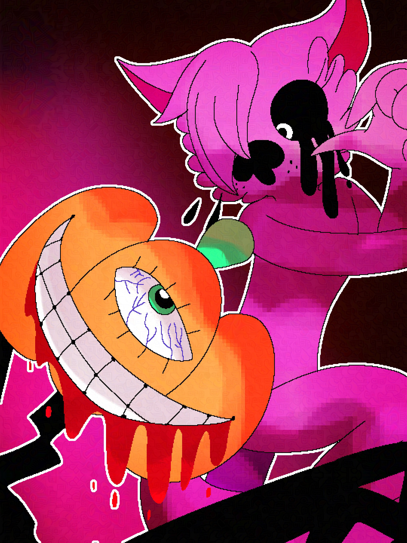 The Entity and the Pink Entity