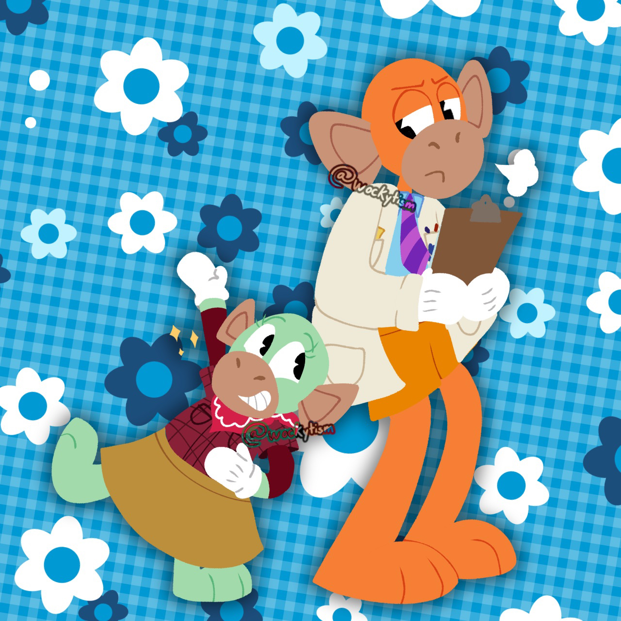 Lady Gwen and Doctor Surlee